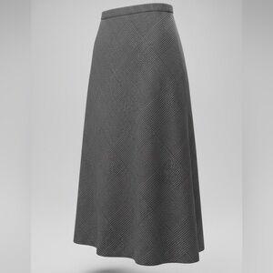 Ann Taylor Charcoal A-Line Skirt